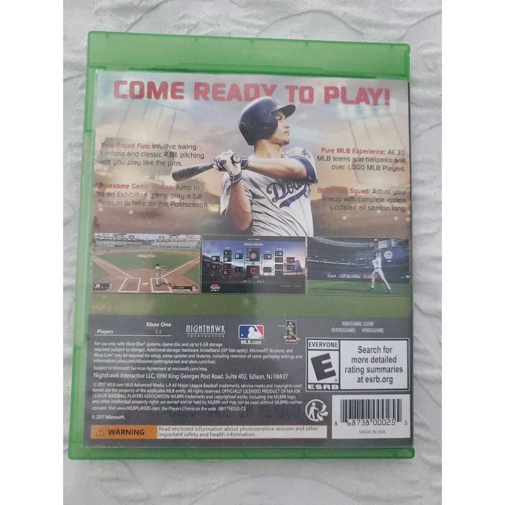 R.B.I. Baseball 17 (Microsoft Xbox One, 2017) Sports Video Game